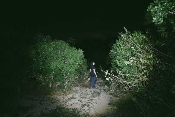 感受金門夜間漆黑的環境