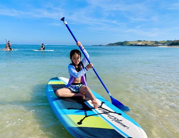 SUP立槳TIME~ p.s. 教練一直都在你旁邊~