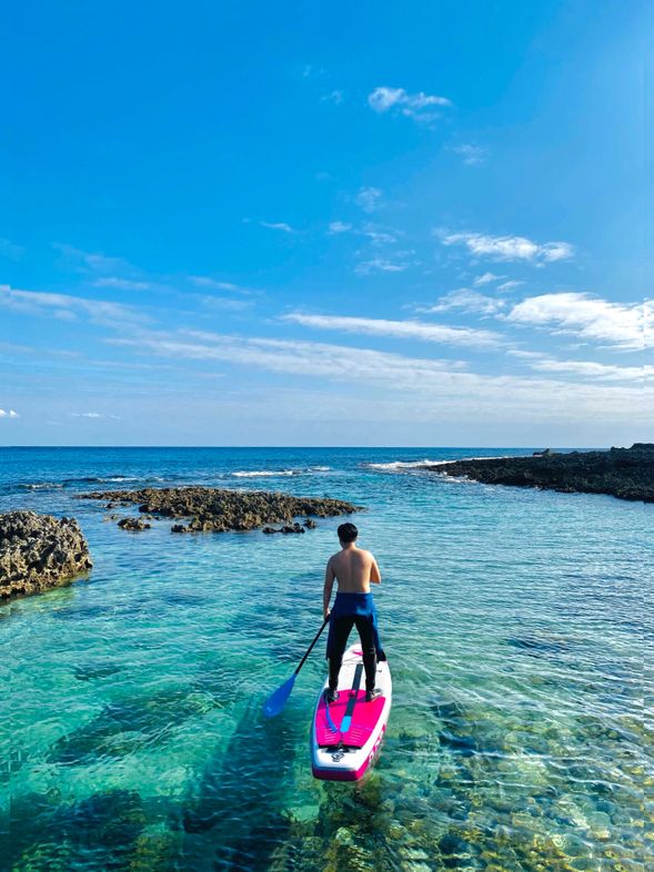 Sailing in the beautiful sea