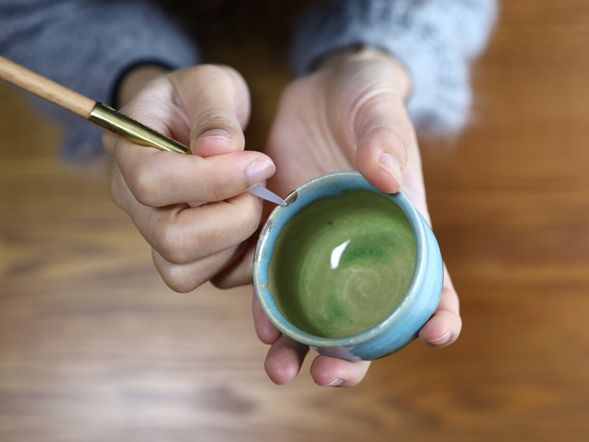 【体験3回目】
2週間程度乾燥させたあと、粉を磨いて完成です!作品は当日、お持ち帰りいただけます♪すぐにご使用可能です。