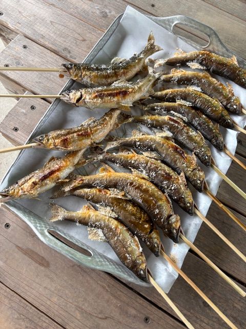 【期間限定】天然 鮎(アユ)の塩焼き1尾