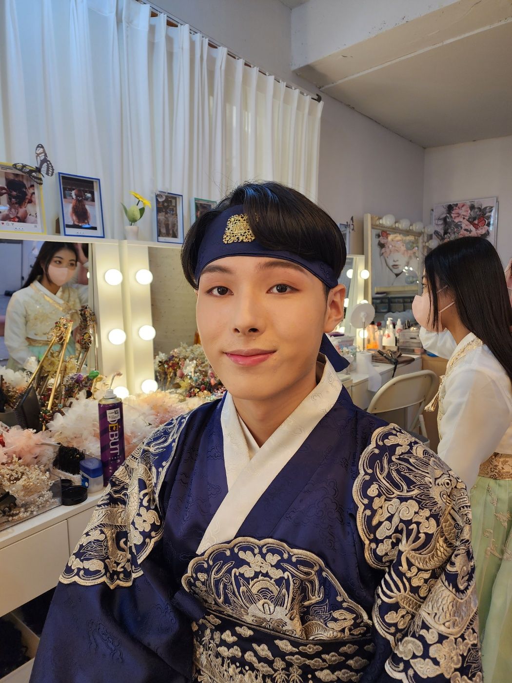 男士化妝+帽子