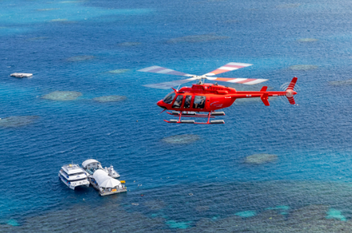 外堡礁10分鐘直升機體驗