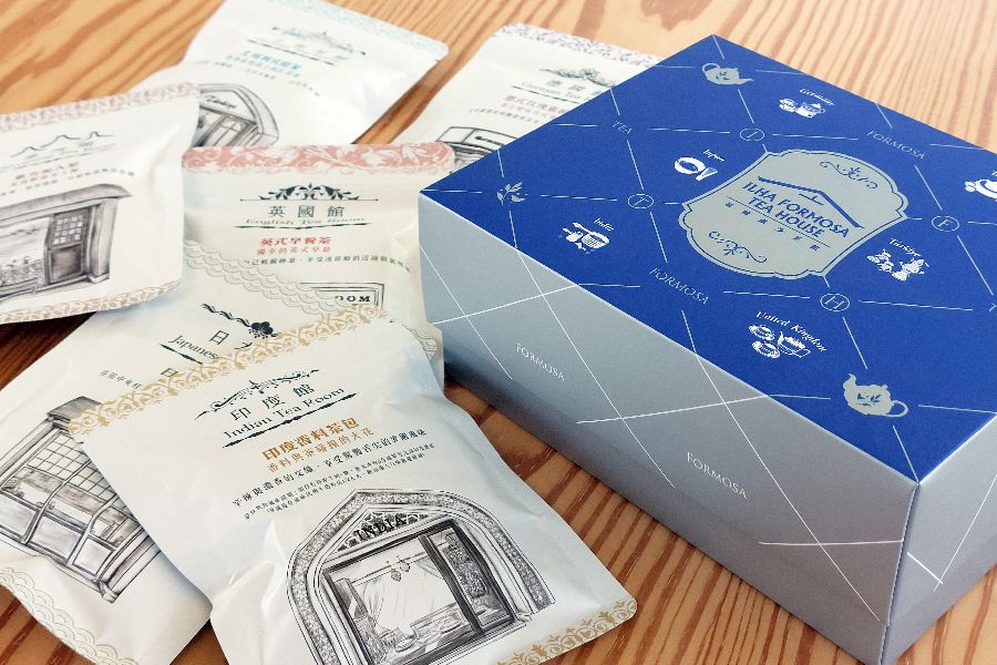 六國茶室明信片禮盒