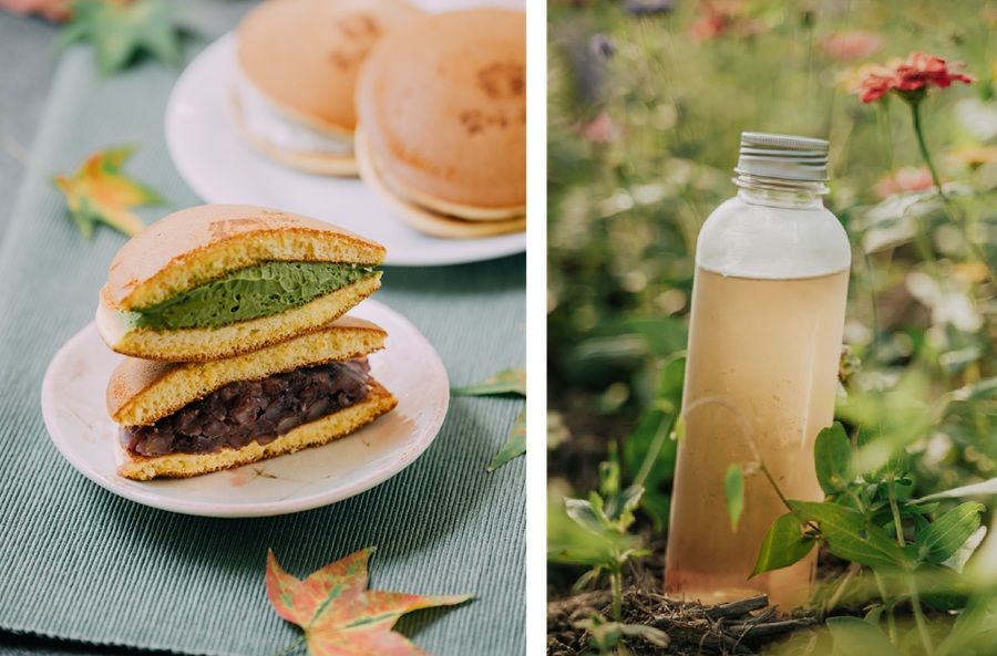 🌰 雙峰草堂銅鑼燒 + 山山杭菊茶