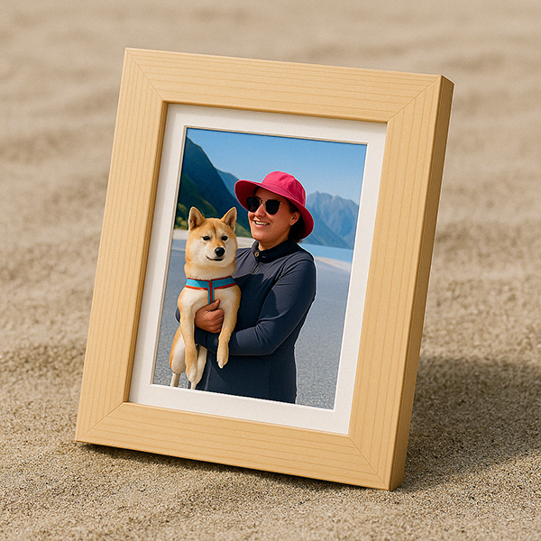 相框附上個人自選照片一張