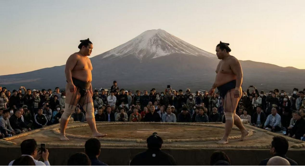 日本相扑表演