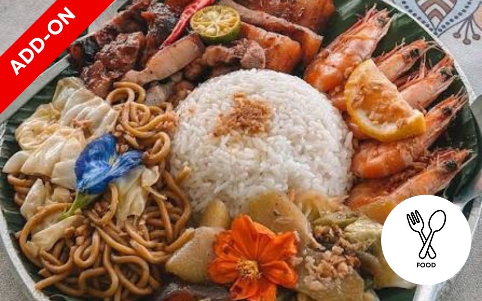 Bilao-style lunch