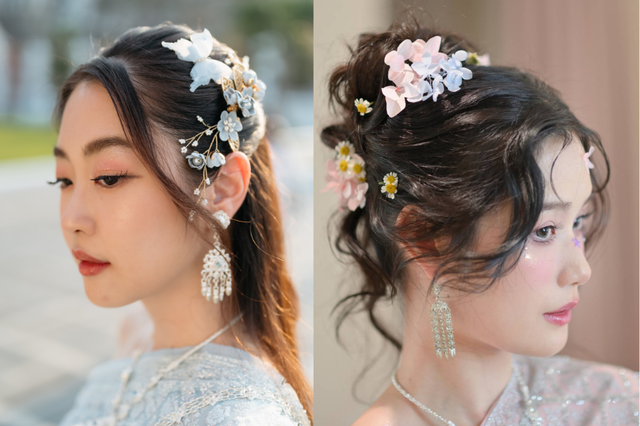 Hair Accessories with Hair Styling