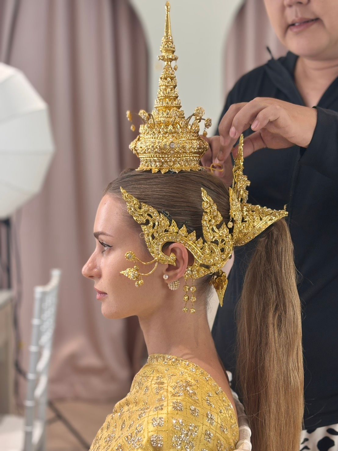 Full Thai Head Set with Hair Styling
