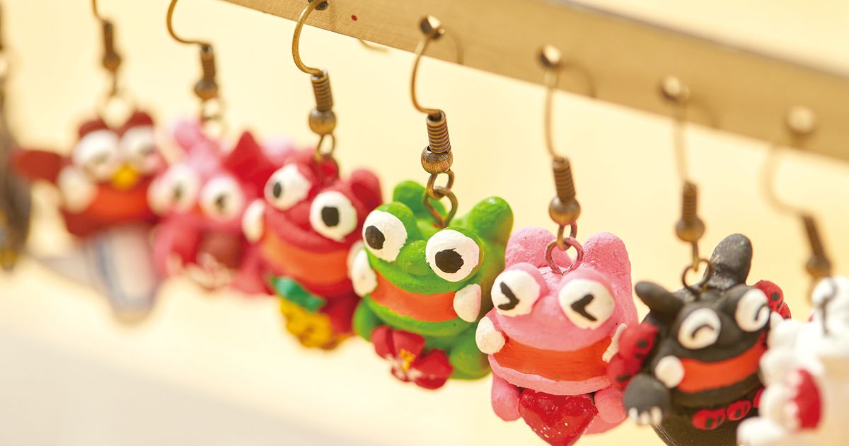 シーサーピアス シーサーピアス（オレンジ）